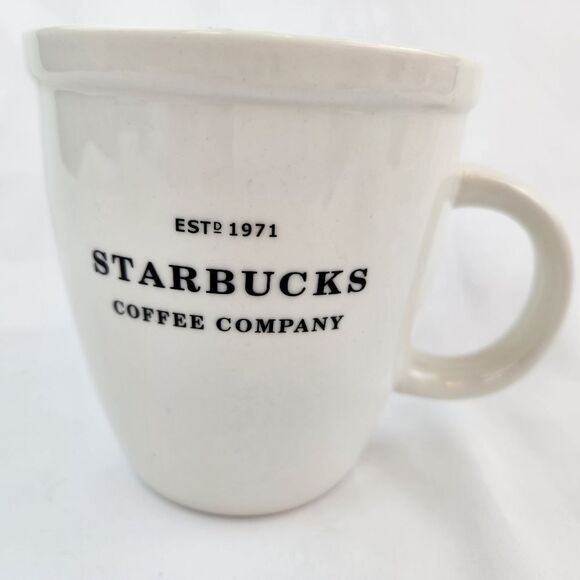 Starbucks Other - ☕️Starbucks 2007 Ivory Est 1971 Abbey Ceramic 16oz Mug